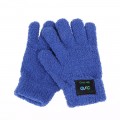 blue phone glove