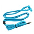 blue shoelace earphone