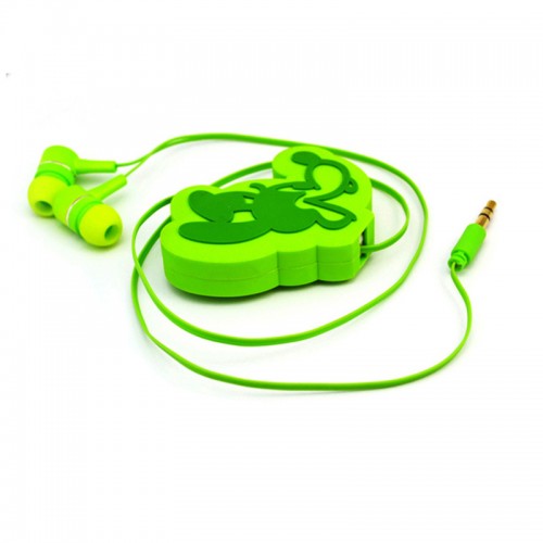green earbuds