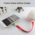 custom PVC shaped wireless charger pad